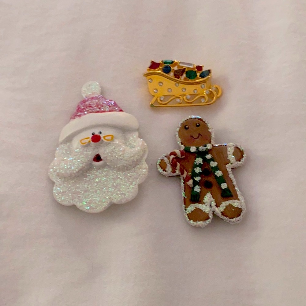 Holiday pin collection 3 pieces